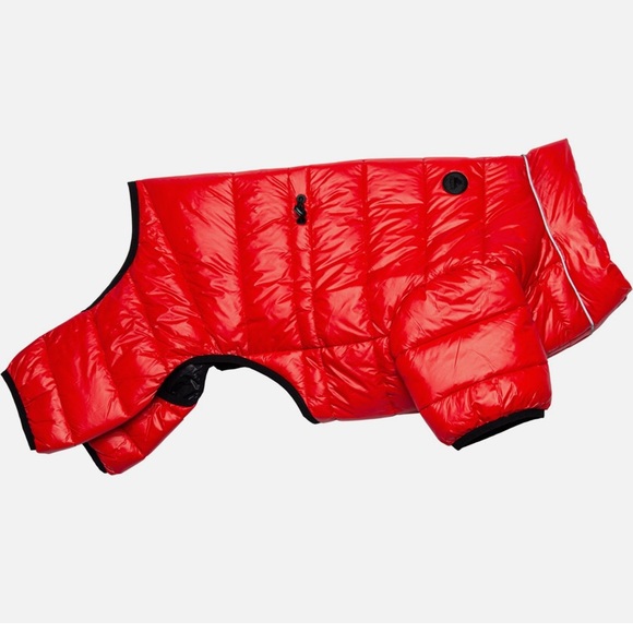 🐶New w/tag PAJAR PUP VINNIE QUILTED DOG SNOW SUIT INSULATED SZ MED CURRENT RED - Picture 7 of 9